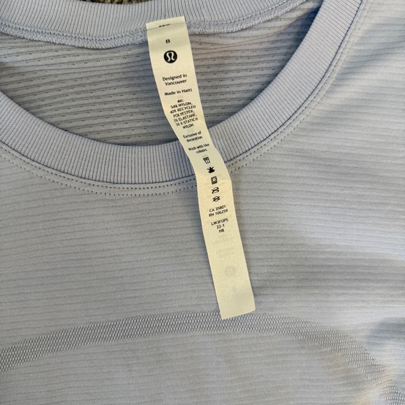 NWT Swiftly LS Relaxed long sleeve size 8 pastel blue - Picture 4 of 6